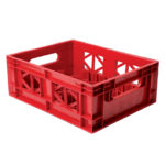 Dairy crate half depth